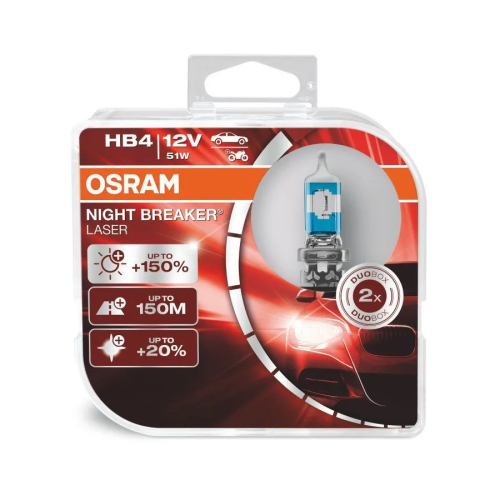 Osram HB4 12V (51W) Night Breaker Laser (Duobox) 9006NL-HCB, 2шт.